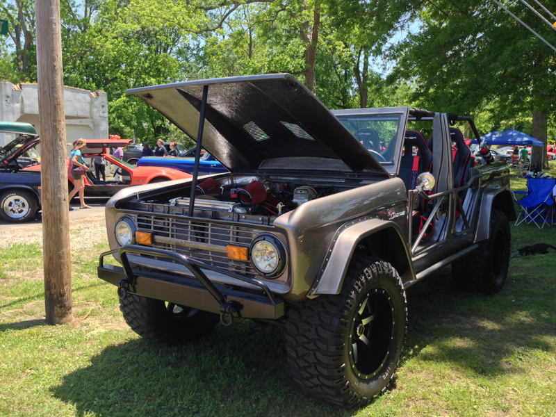 This custom 4-door bronco was pretty awesome.